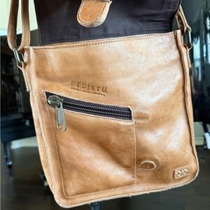 BED|STU Brown Leather Messenger Bag